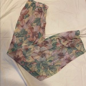 Floral Flowy Pants